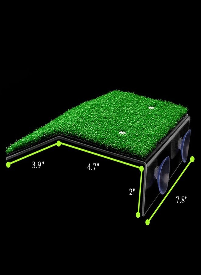 HIERYAN Turtle Basking Platform, Tortoise Ramp Reptile Tank Ladder Resting Terrace, Tortoise Ramp Reptile Ladder Resting Terrace Fish Tank Aquarium Turtle Dock Floating Décor, Large - Image 2